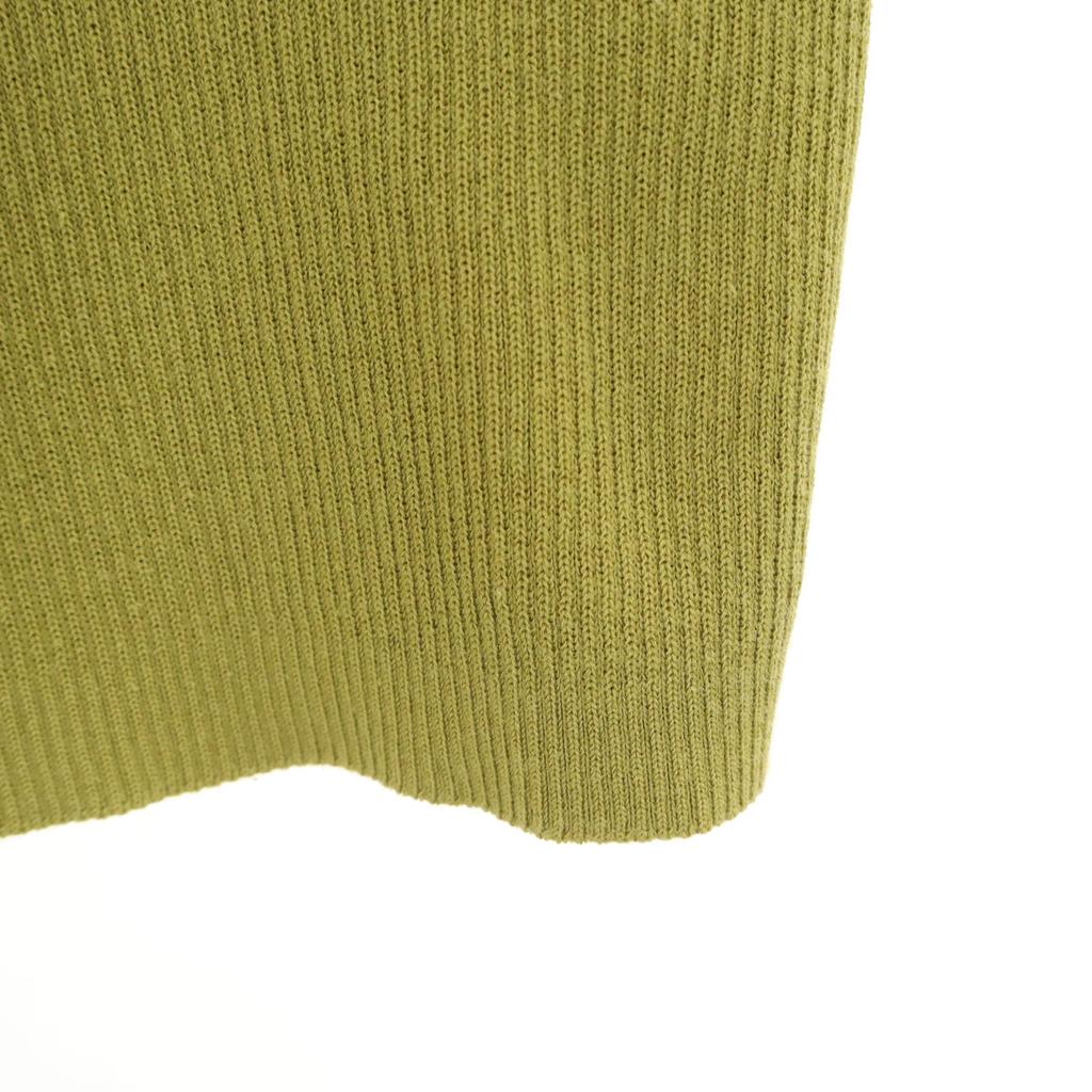 Rene made in Japan Long sleeve Zip-up Rib knit cardigan 38 Green system Women Used