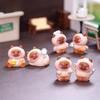6Pcs/set Cartoon Kitchen Cat Animal Miniatures Diy Resin Ornament Fairy Garden Decoration Moss Terrarium Micro Landscape 
