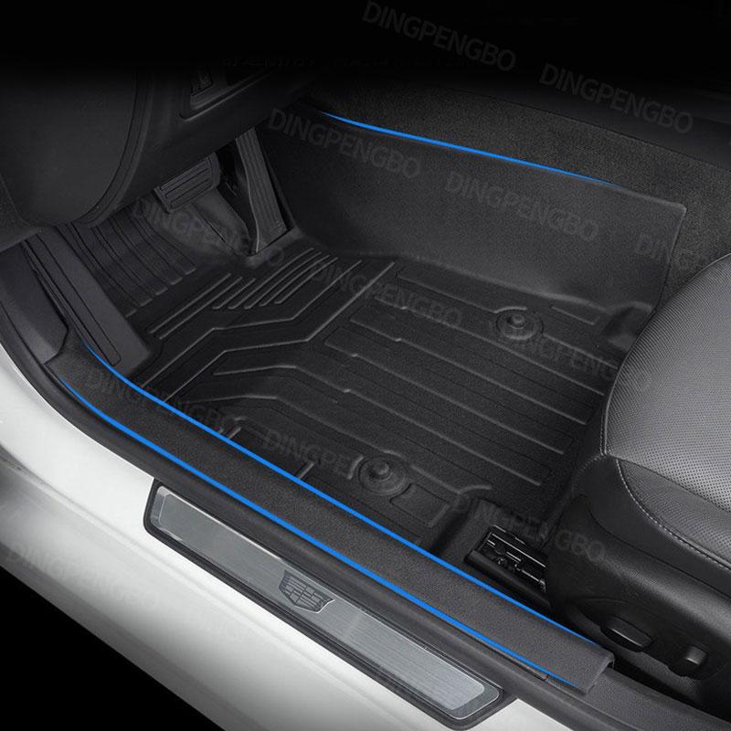 For Cadillac CT5 2023-2025 Package Threshold TPE Car Floor Mat Fully Enclosed Trunk Mat Interior Modification Accessories