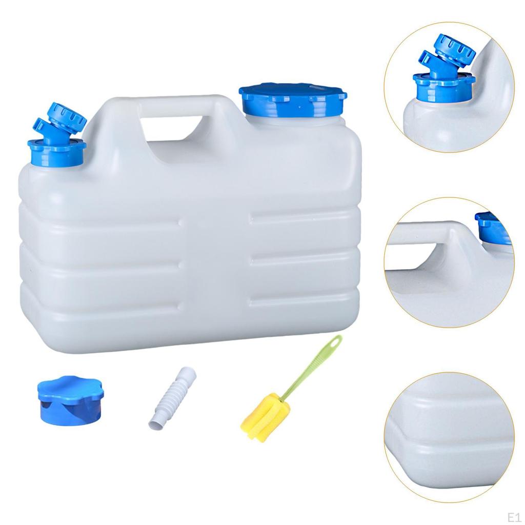 Кемпинговый контейнер для воды бочка с краном пищевой без протечек ручка бак для хранения