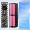PD 65W 8*18650 Power Bank Корпус аккумулятора DIY Набор для корпуса Power Bank Цифровой дисплей USB Type C Быстрое зарядное устройство Держатель аккумулятора Корпус