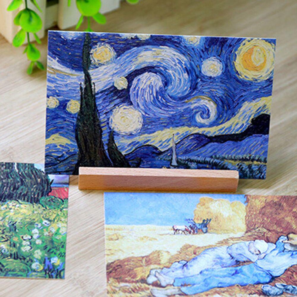 PCs/lot Colourful Gift Office & School Supplies New Postcards Retro Bookmark Van Gogh Oil Painting