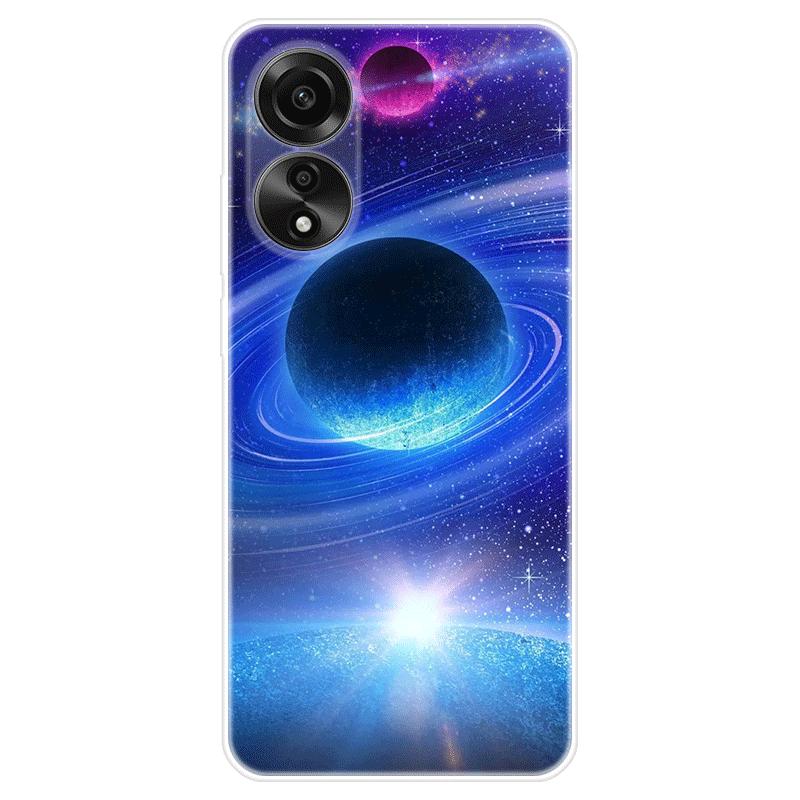 Для OPPO A58 A 58 4G чехол Мягкая силиконовая задняя крышка Мультяшный чехол для телефона Разнообразие