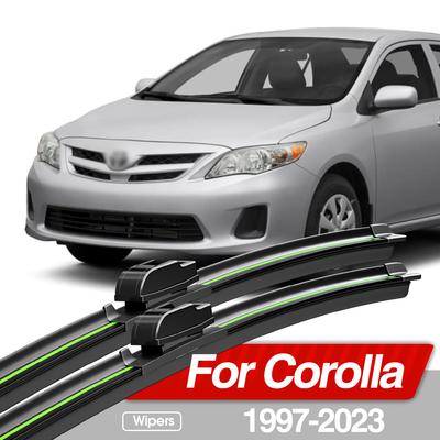 Для Toyota Corolla 1997-2023 Передние щетки стеклоочистителя 2 шт. Аксессуары для лобового стекла 2000 2004 2007 2012 2016 2019 2021