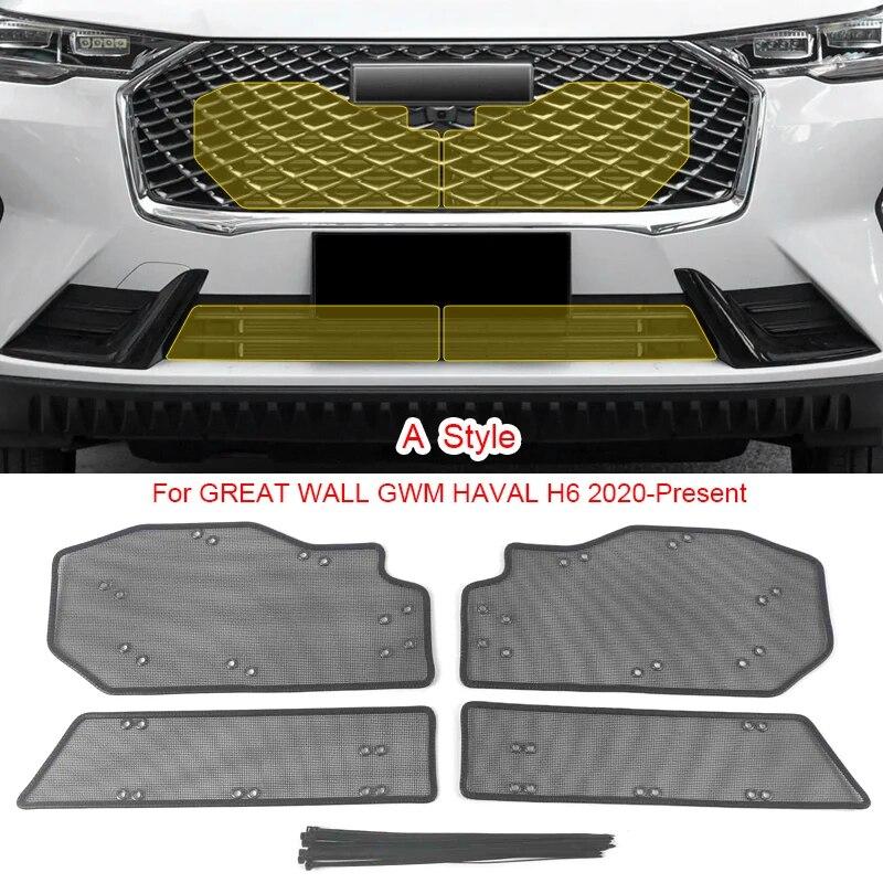 Автомобильный защитный чехол для воздухозаборника от насекомых, вставка для вентиляционного отверстия, гоночный гриль, сетчатый фильтр, аксессуар для Great Wall GWM HAVAL H6 2020-2025