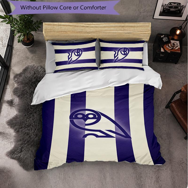 Sheffield Wednesday Themed Bedding 3Pcs Duvet Cover Set Decorative Bed Linen For Teen Room Home Decoration