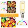 Pack de 4 ampoules LED E14 - NETTLIFE - T25 Ampoule Edison - Filament blanc chaud 2700K - 4W - Verre rétro
