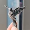 Модная брошь-колибри со стразами и кристаллами, женская брошь, аксессуары для вечеринок