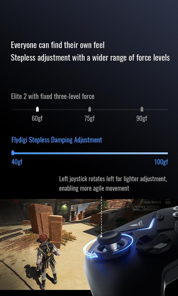 Игровой контроллер Flydigi Vader 4 PRO Gamepad, совместимый с PS4, с функцией принудительного переключения RGB, беспроводной контроллер Pro/Nintendo