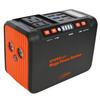 EVERBright Mega Power Station Portable Power Station (with AC Outlet), USB Compatible, SSBACMPB-A, 144 X 77 X 105 Mm, Black/Orange