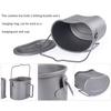 Titanium Pot and Stove Portable Cookware Set Outdoor Camping Cooking Equipment Lightweight