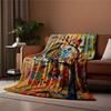 Colorful Abstract Bird Design for all seasons blanket lunch break throw gift