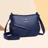 Women's Shoulder Bag Soft Leather Mother's Bag Multi-Layer Large Capacity Crossbody Bag Small Square Bag Mobile Phone Bag