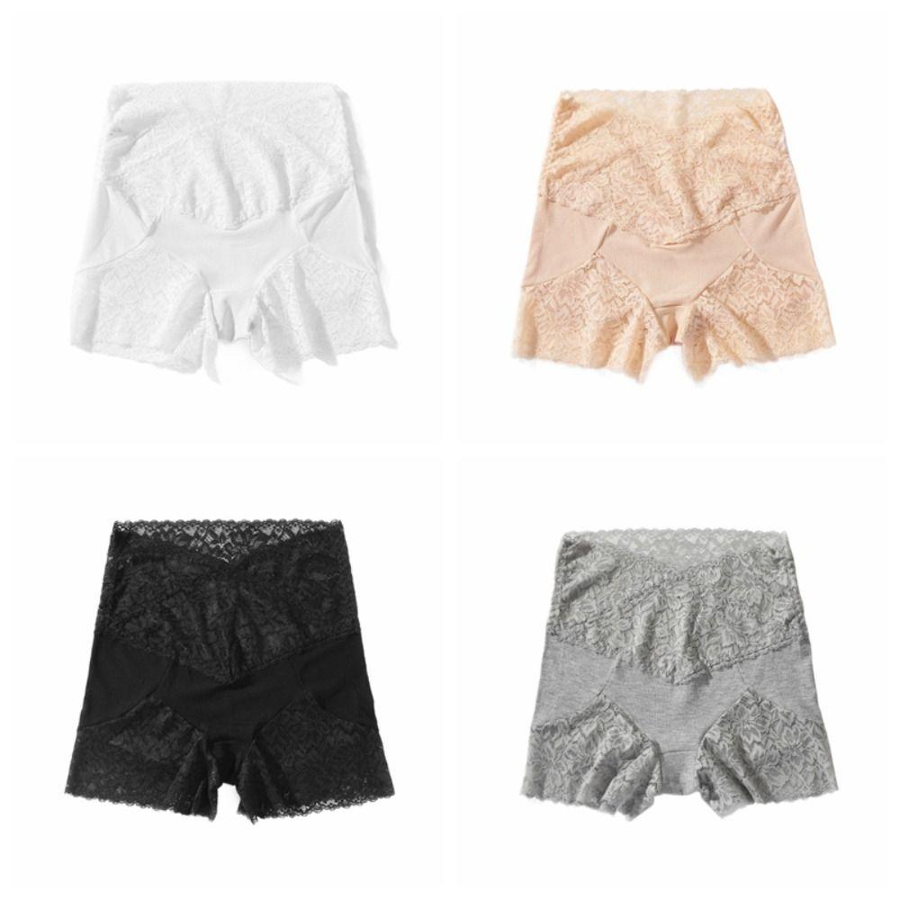 Tummy Control Lace Safety Pants Transparent Ladies Leggings Shorts Seamless Shorts Women Girls