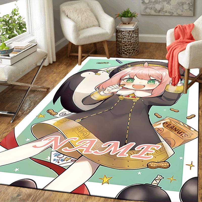 Custom 1Pc Penguin Girl Adventure Rug Office Carpet Indoor Outdoor Entrance Doormat Nonslip Soft And Comfortable Living Room D2915259