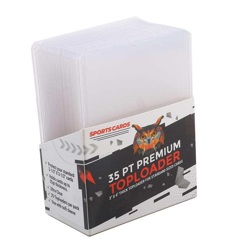 25 шт прозрачный ПВХ фото протекторы рукава визитные карточки с интегрированным краем