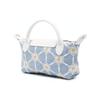 Longchamp Сумка-тоут Le Pliage Large с цветочной вышивкой из денима, на плечо, через плечо, женская, небесно-голубая 34205HEW028