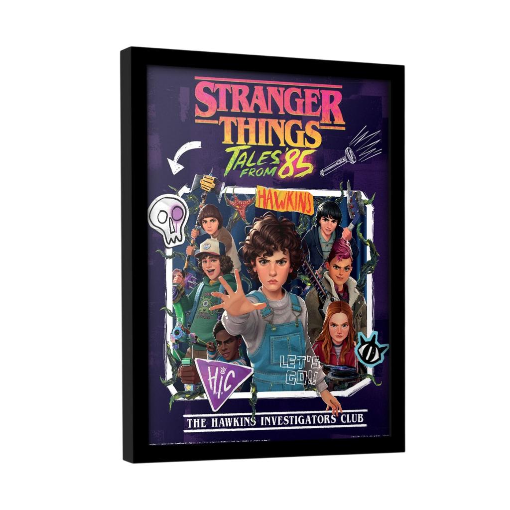 Stranger Things: Tales from ´85 HIC Team Framed Poster