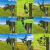 Metal Peeping Cow Outdoor Patio Ornament  Garden Fence Decoration