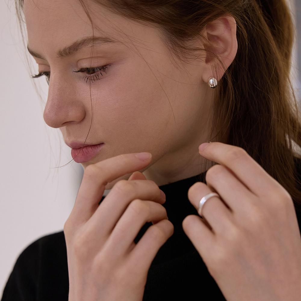 Paigeflynn [Носит Йевон][Серебро 925 пробы] Базовое оловянное кольцо