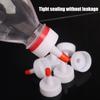 10pcs Plastic Squeeze Bottles Replacement Caps 28mm Bottle Top Twisted cover Bottle sealing cap