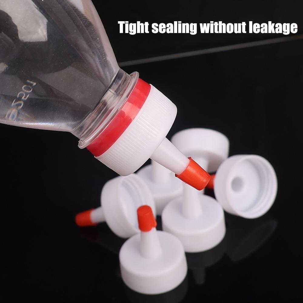 10pcs Plastic Squeeze Bottles Replacement Caps 28mm Bottle Top Twisted cover Bottle sealing cap