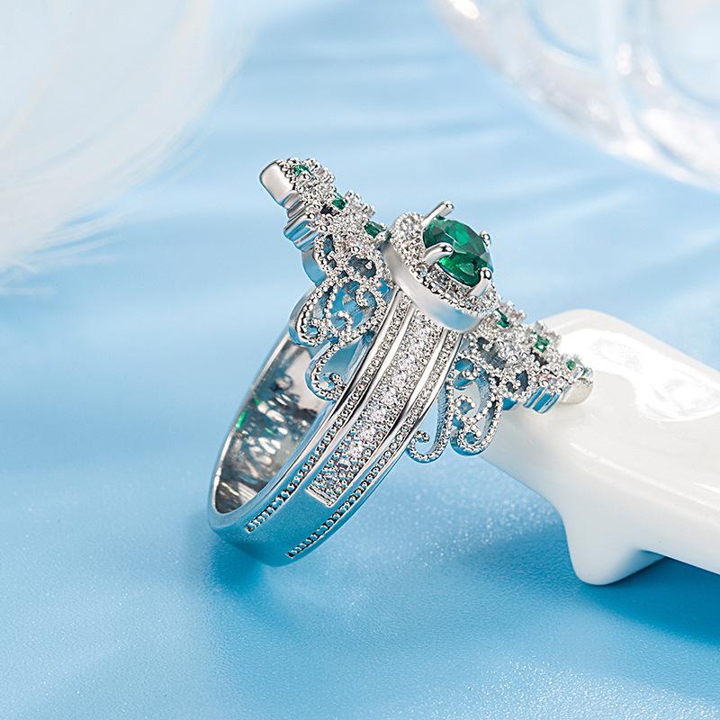 Классическое кольцо Lindon из медного сплава с цирконием, женские ювелирные изделия, свадебный подарок для вечеринки