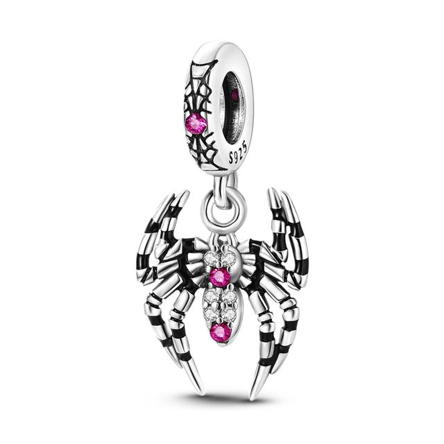 925 Sterling Silver Rainbow Sunflower Beads Animal Elephant Pendant Charms Fit Bracelet For Women