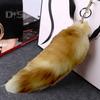 Extra Large Fake Fox Tail Keychain Oversized Imitation Fox Tail Keyring Charm Decoration Easy To Attach To Bags Backpacks Cosplay Accessory