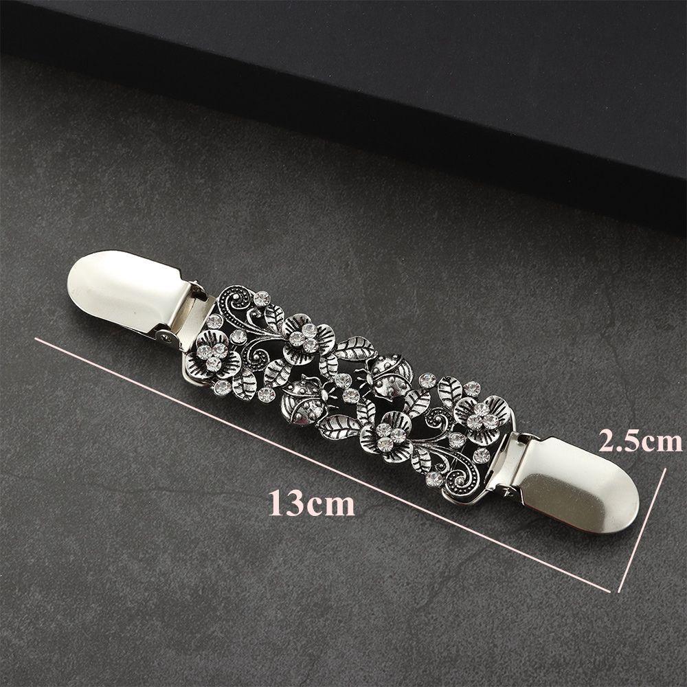 New Carved Flower Sweater Blouse Pin Shawl Brooch Cardigan Clip Duck Clip Clasps Animal Pattern