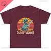 Vintage Ropa Hombre Duck Vader Funny T-Shirt Duck Darth Vader Parody High Quality Cotton Summer Hip-hop Men Streetwear Cotton