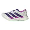 Adizero Adios Pro 4 Белый/Фиолетовый/Лаймовый Взрыв Мужские Кроссовки Спортивный Фиолетовый JR1656