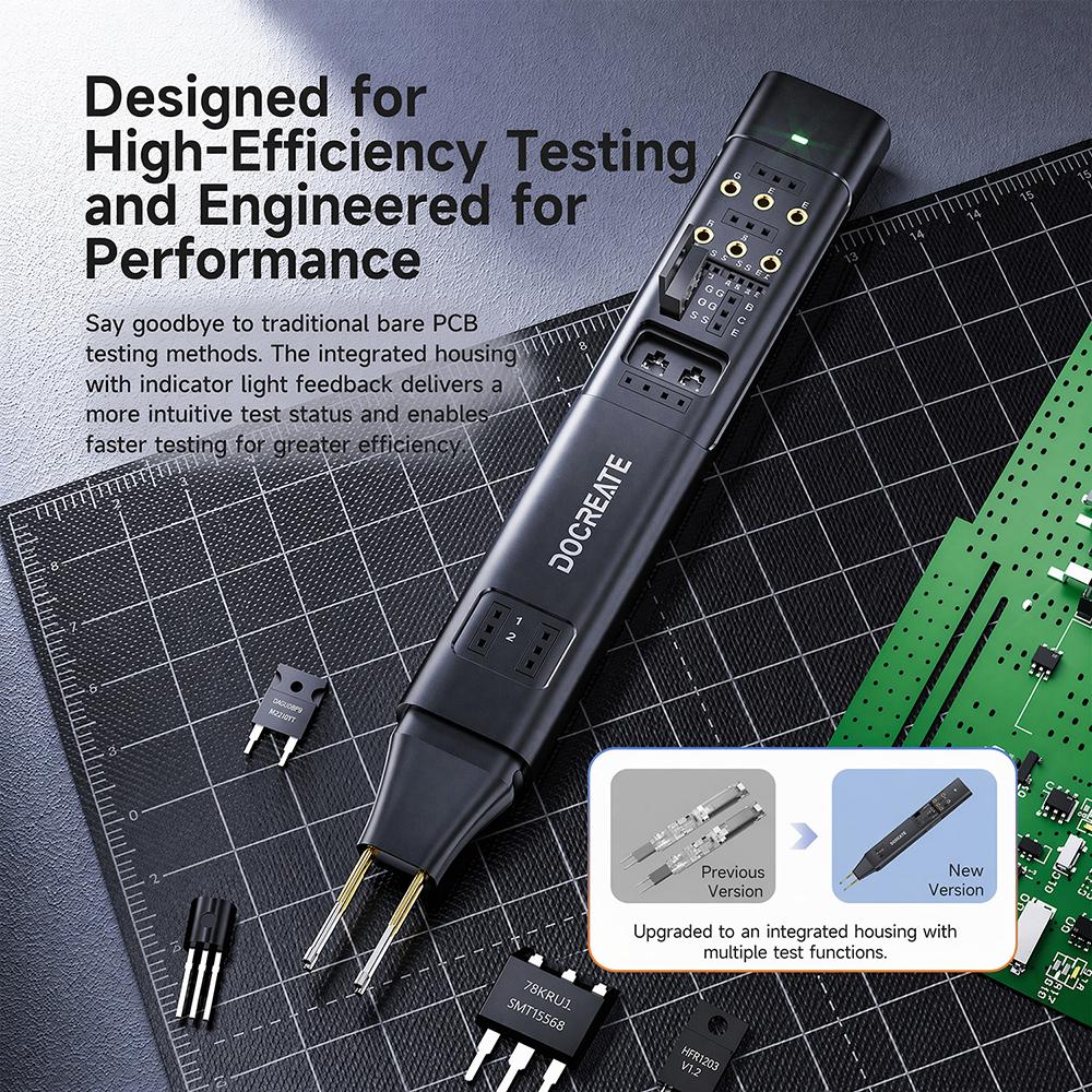 DC 5V Optocoupler Tester IGBT NPN/PNP NMOS/PMOS Transistor Circuit Chips Testing Machine Electronic Components Maintenance Tool