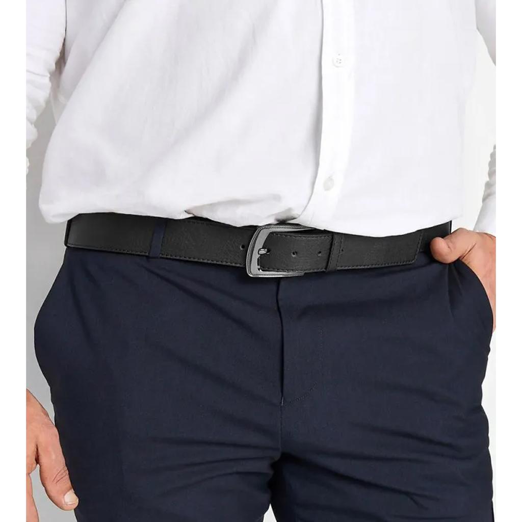 Duke Mens D555 Samuel Bonded Leather Buckle Waist Belt