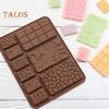 Cake Mold Anti-crack Multi-functional Reusable Great Candy Gummy Waffle Mold for Kitchen