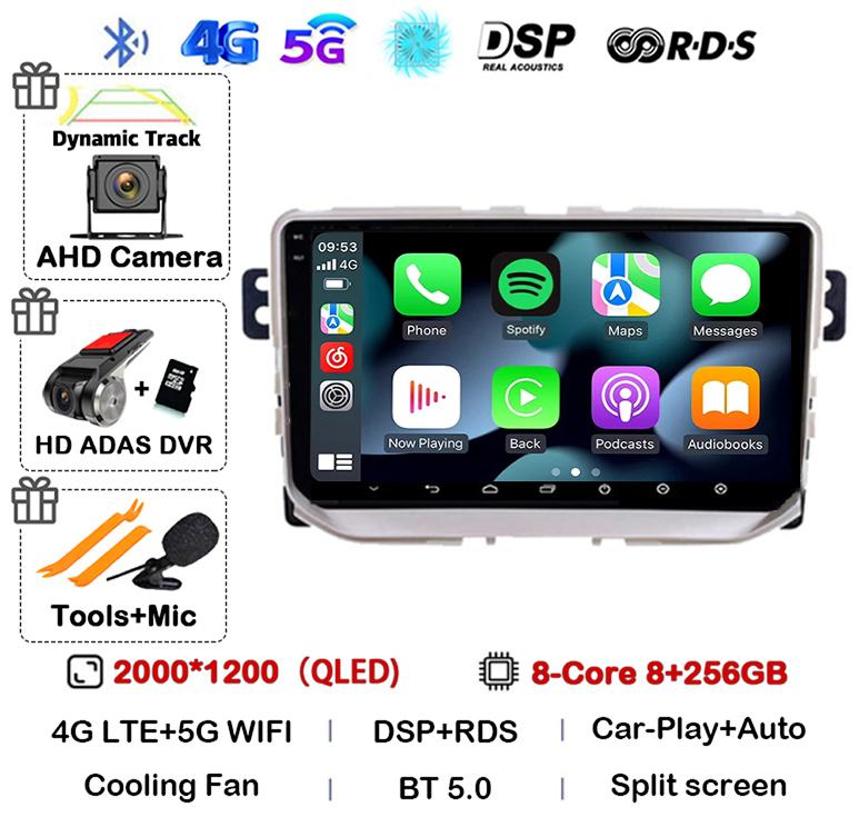 Android 14 Carplay Auto для Great Wall Haval H2 2014 2015 2016 2017 2018 Автомобильный Радио Мультимедиа Стерео Видео Плеер GPS Головное Устройство