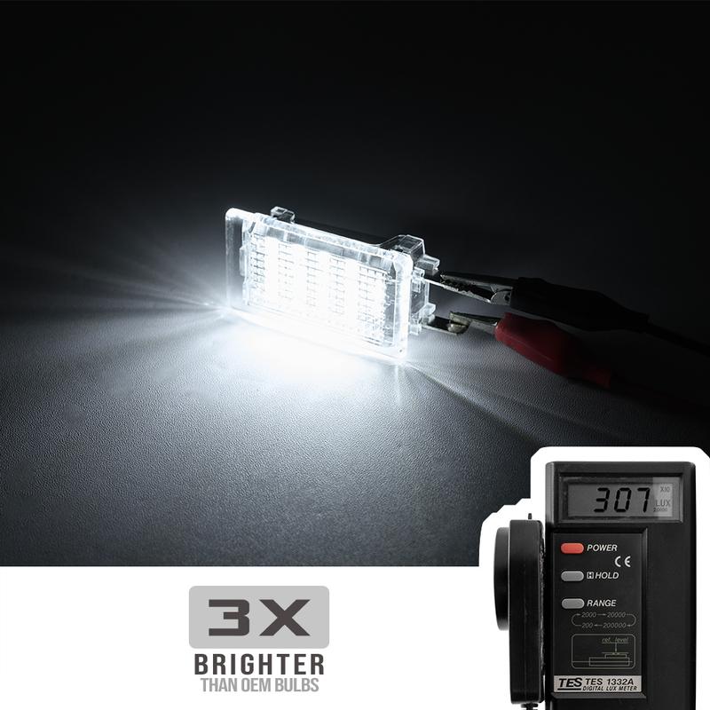 1x OEM Replacement LED Glove Box Light For Benz 190 W201 W123 V123 C123 S123 W116 V116 W126 C126 R107 White Interior Lighting