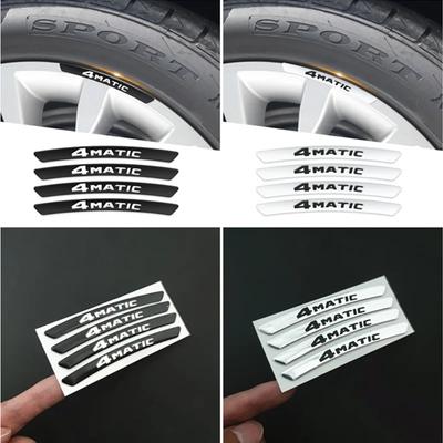 3D алюминиевый 4MATIC логотип, наклейка на обод колеса, наклейки, эмблема, значок для ABCES GLA GLC GLE GLS CLS, аксессуары