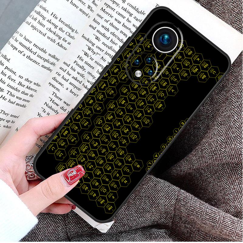 Periodic Table Of Elements Case For Honor Magic 8 5 6 7 Lite Honor 200 400 Pro 50 70 90 X9d X9b X9c X9a X8c X8b Win RT