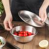304 Нержавеющая сталь Овощечистка Миски для смешивания яиц и муки Фруктовый салатник Столовая посуда Кухонная миска для супа Контейнер для еды