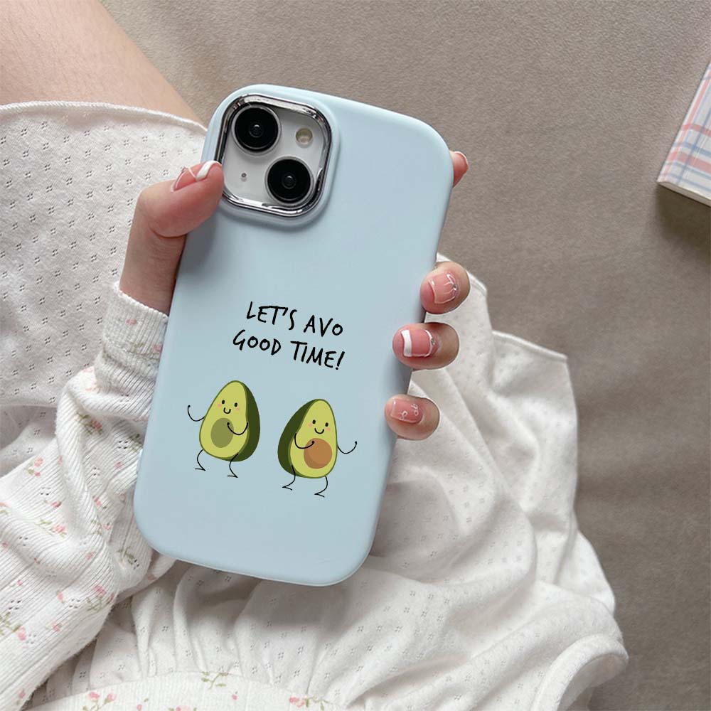 Для iPhone 13 14 15 Pro Max Samsung Galaxy A14 A15 A24 Xiaomi 13T Redmi 12C Мягкий пухлый чехол для телефона NY7 Delicious Avocado Силиконовый чехол из ТПУ