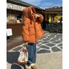 Winter Coat Women Clothing Trend Warmth Thick Puffer Jackets Parkas Bread Coat Hooded Long Sleeve Outerwear Loose Tops