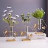 Nordic Hydroponics Vase Table Ornaments Minimalist Design Vase Simulation Flower Holder for Wedding Centerpiece & Home Decor