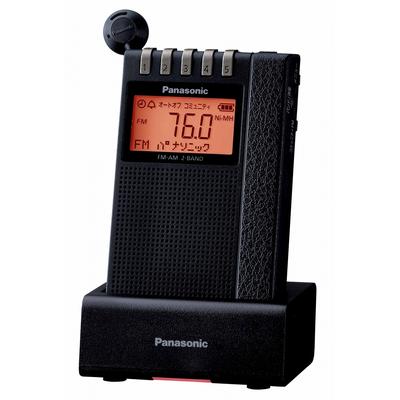 Panasonic Радио FMAM 2-диапазонный широкополосный FM-совместимый зарядный стенд с функцией антенны в комплекте черный RF-ND380RK-K