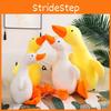 Cartoon Plush Duck Toy Soft Short Pile Material Children Festival Gift Doll