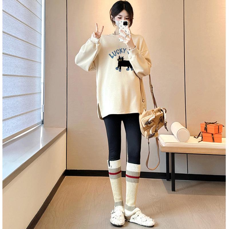 Модные свитшоты для беременных - Свободные, стильные, закрывающие живот, для мам, Осень/Весна 2025.