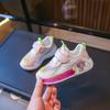 Детская обувь Весна Осень Новые туфли для девочек с мягкой подошвой и противоскользящим покрытием Сетчатые дышащие повседневные туфли с рисунком для мальчиков Спортивная обувь для тенниса
