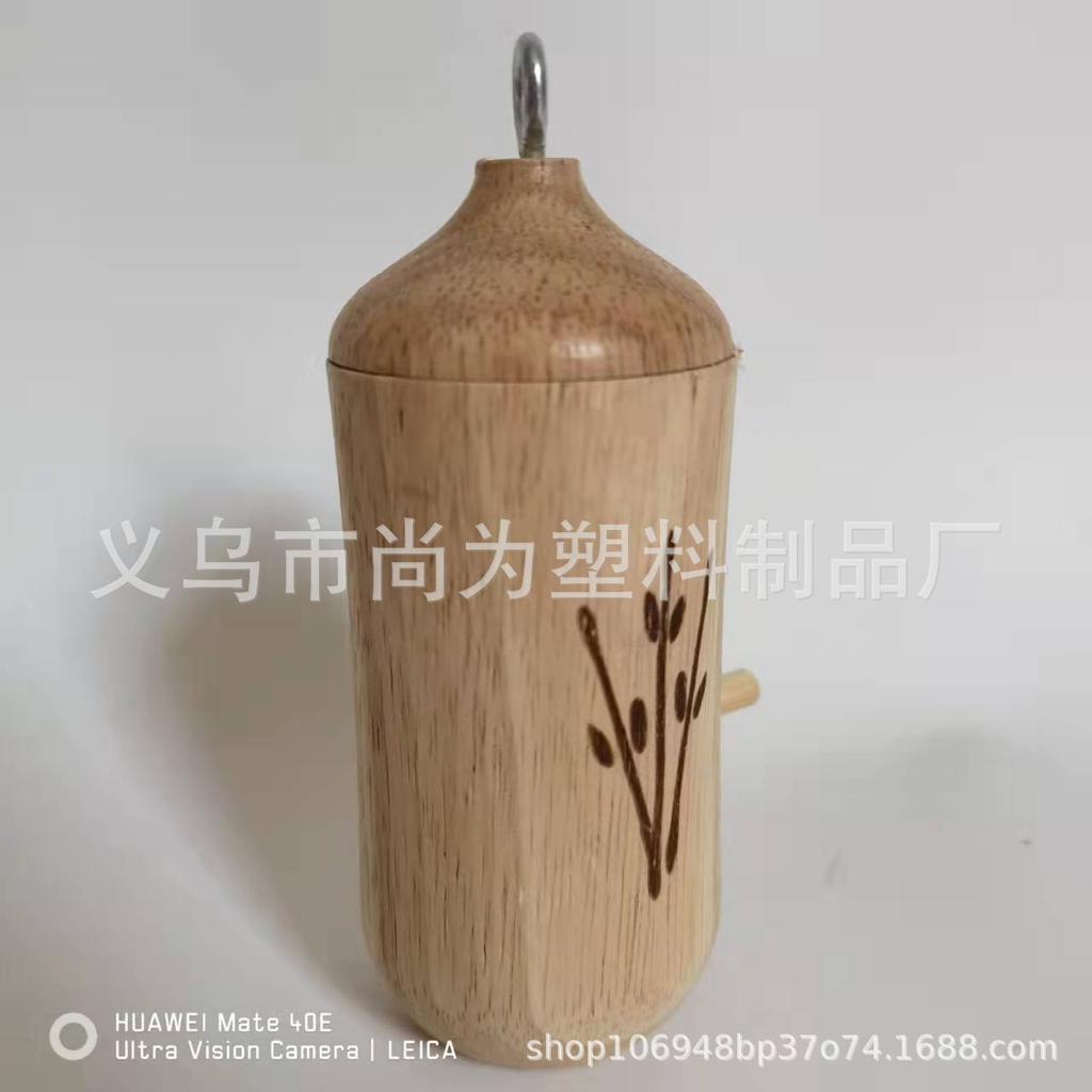 Деревянный домик для колибри, гнездо для птиц, хижина, подвесная клетка, укрытие, укрытие для колибри, изделия из натурального дерева, садовый декор 2024