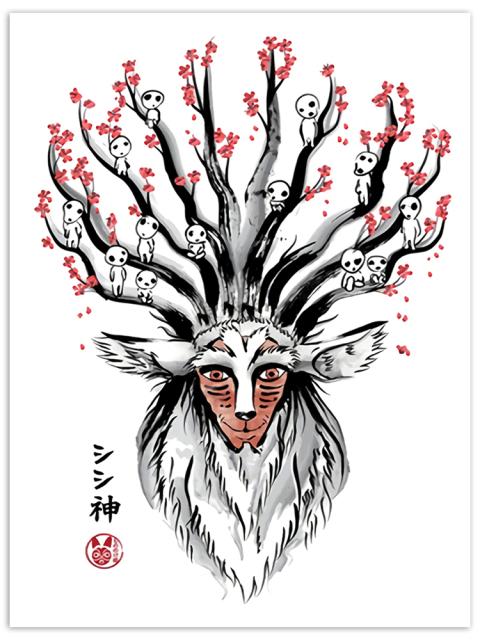 Холст в скандинавском стиле, современный печатный аниме-плакат Хаяо Миядзаки, украшение дома, настенная живопись, картина для гостиной, модульная без рамки