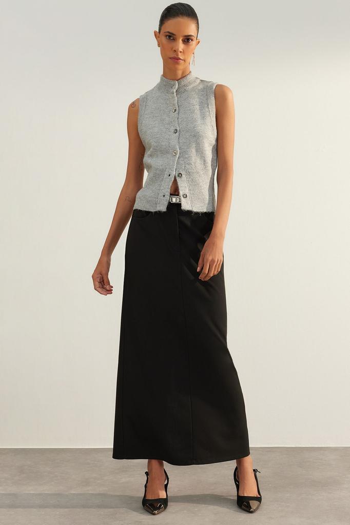 Женский элегантный кардиган, ограниченный выпуск, черный, мягкий текстурированный трикотажный кардиган